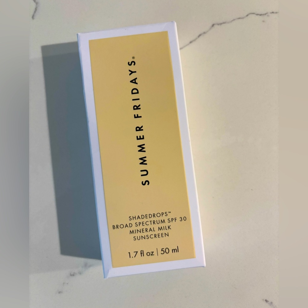Summer Fridays sunscreen shade drops 30 spf